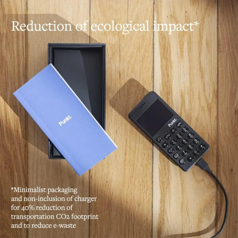 Punkt MP02 Used Working Minimalist Dumb Phone Light Blue